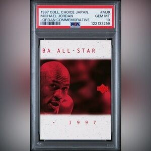 1997 Collectors Choice Japan Michael Jordan #MJ9 PSA 10